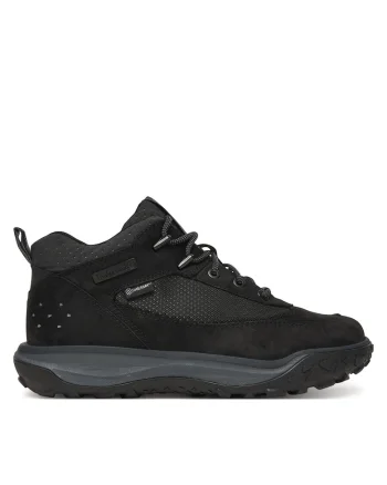 Ghete barbati,  TimberCush Motion 7, piele naturala, negru,