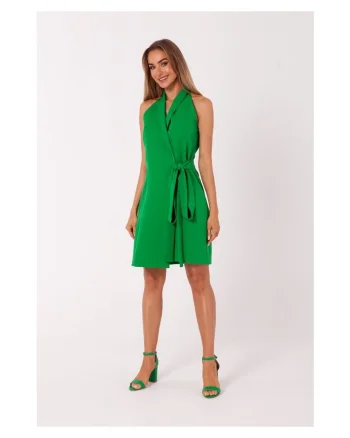 Rochie sacou cu cravata,