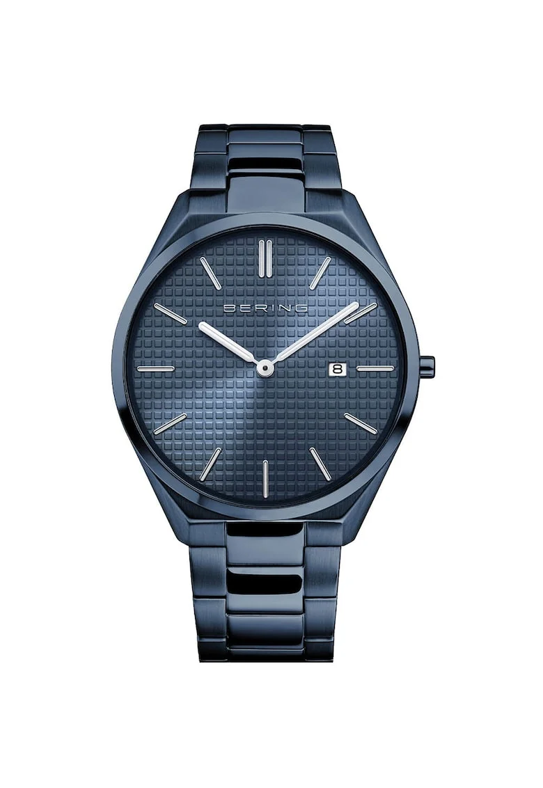 Ceas barbatesc  Quartz, 40mm, 3ATM, Albastru