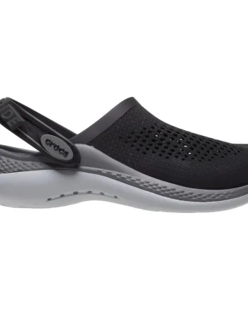 Saboti Crocs LiteRide 360 Clog Negru - Black/Slate Grey
