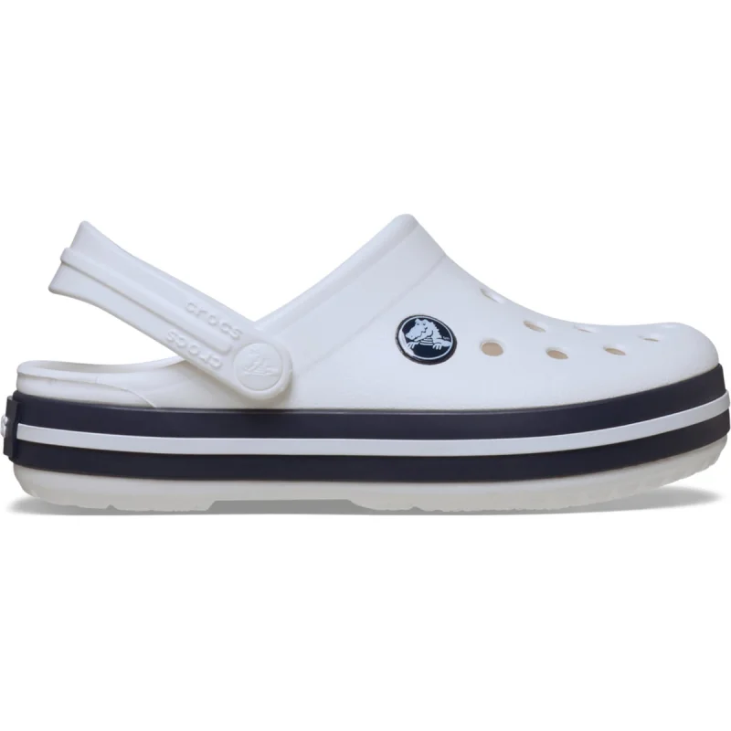 Saboți Crocs Crocband Toddlers New Clog Alb - White/Navy