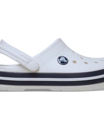 Saboți Crocs Crocband Toddlers New Clog Alb - White/Navy