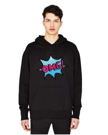 Hanorac Barbati Negru - OMG