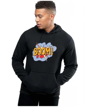 Hanorac Barbati Negru - Boom