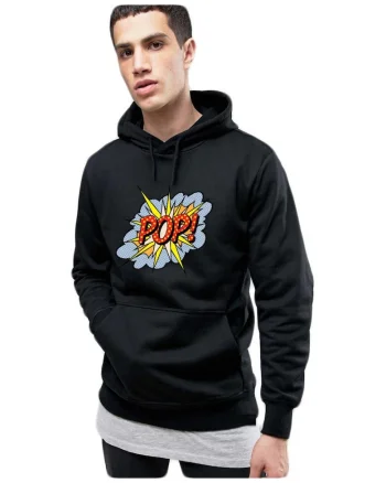 Hanorac Barbati Negru - POP
