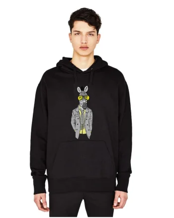 Hanorac Barbati Negru - Zebra Fashion