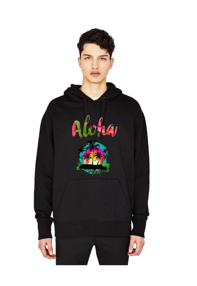 Hanorac Barbati Negru, Aloha Exotic