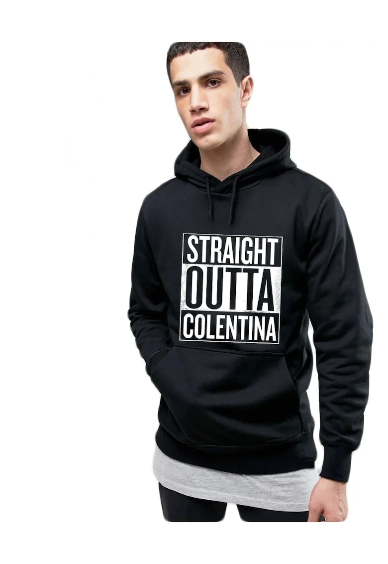 Hanorac Barbati Negru, Straight Outta Colentina