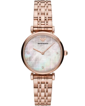 Ceas cu cadran Mother of Pearl, Auriu rose