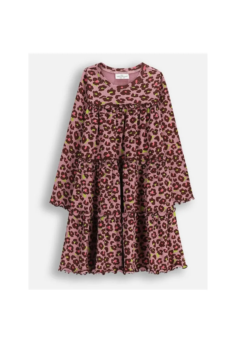 Rochie evazata cu animal print