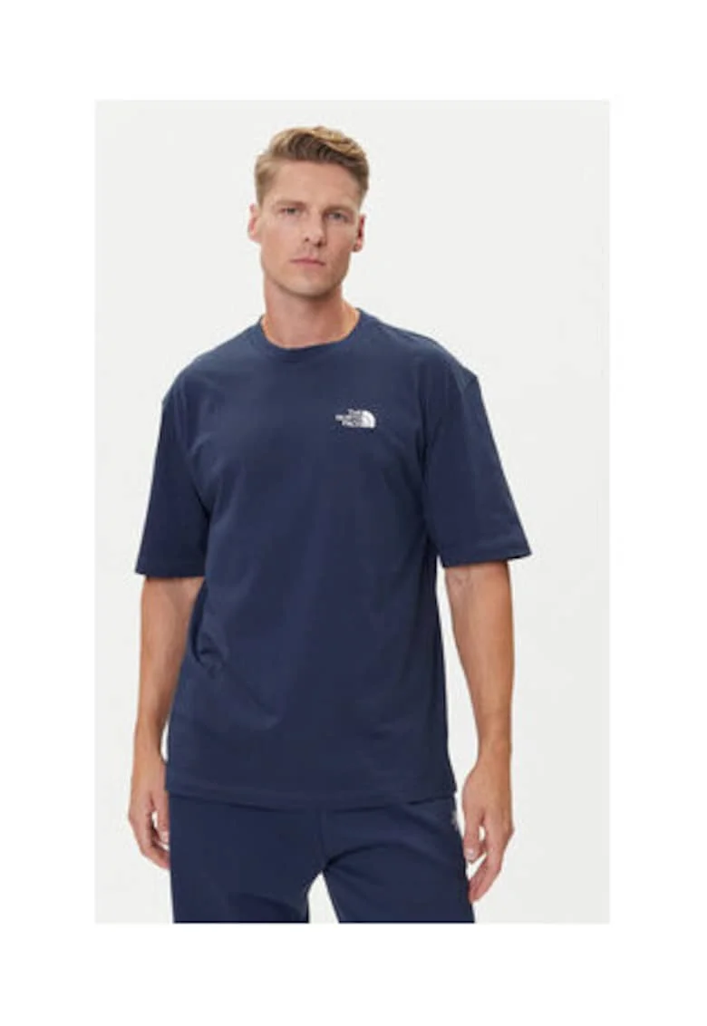 Tricou barbati,  bleumarin, 100% bumbac - 97845, Bleumarin