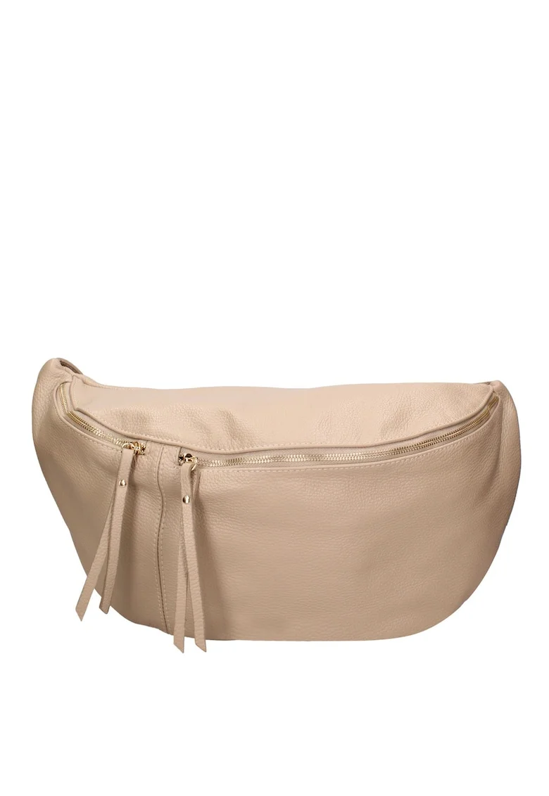 Borseta de piele Caelia, Maro taupe