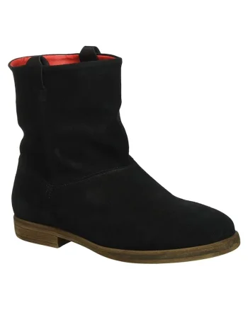 Botine dama,  Piele naturala, Negru,