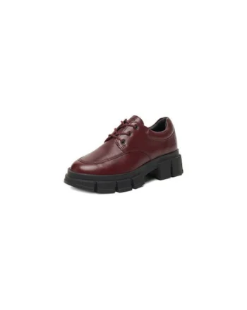 Pantofi pentru copii  EO-CI12-9092-09, rosu, piele