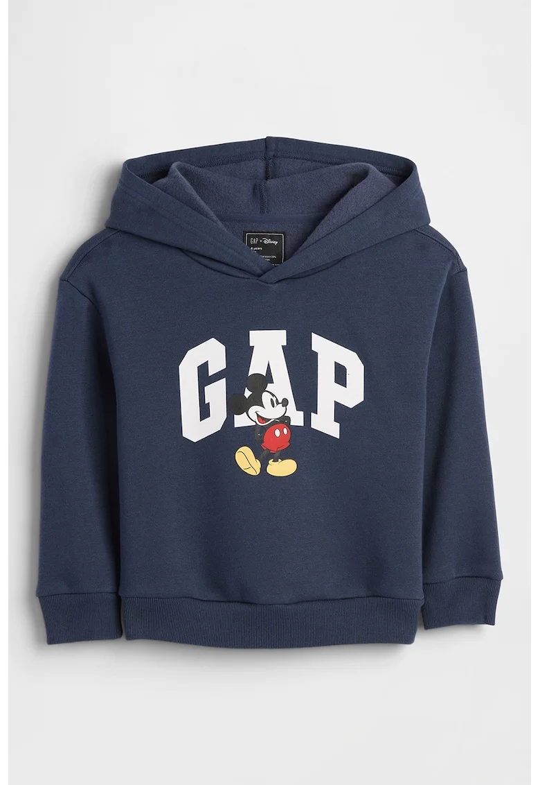 Hanorac cu logo si Mickey Mouse, Albastru ultramarin