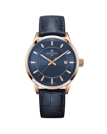 Ceas Barbati,  Allegro - 65875, Albastru