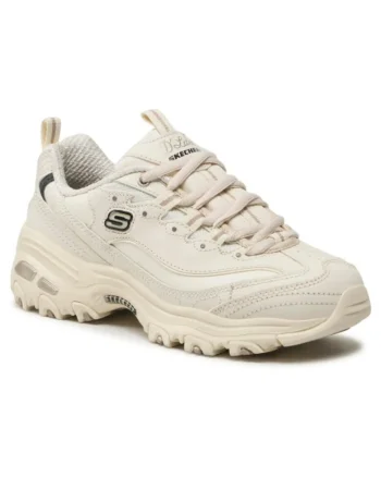 Pantofi sport din piele cu logo D'Lites Fresh Start, Alb, Alb