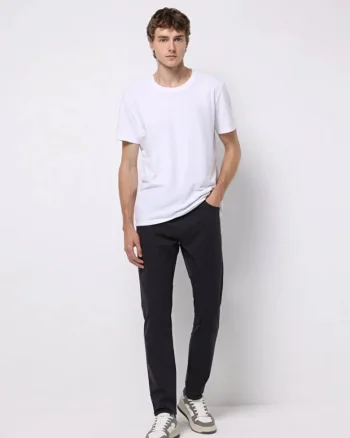 Pantaloni barbati  straight fit, negru, Negru