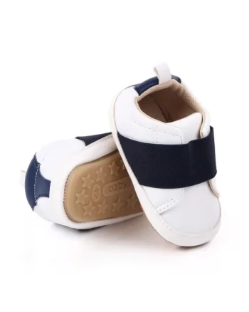Pantofi  Cu Banda Elastica, Casual, Piele ecologica, Baieti, Alb