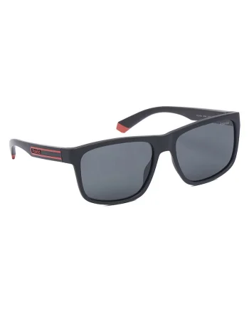 Ochelari de soare  unisex dreptunghiulari negri marime unica