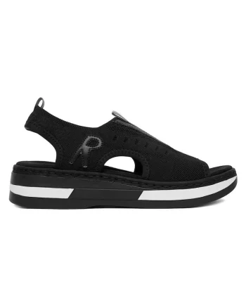 Sandale dama  platforma, confortabile, Negru