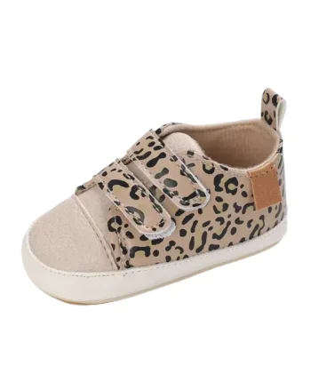 Pantofi  Leopard, Elegant, Piele ecologica, Fete, Multicolor