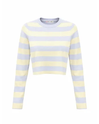 Pulover tricotat,  dungi, albastru deschis, elastic,