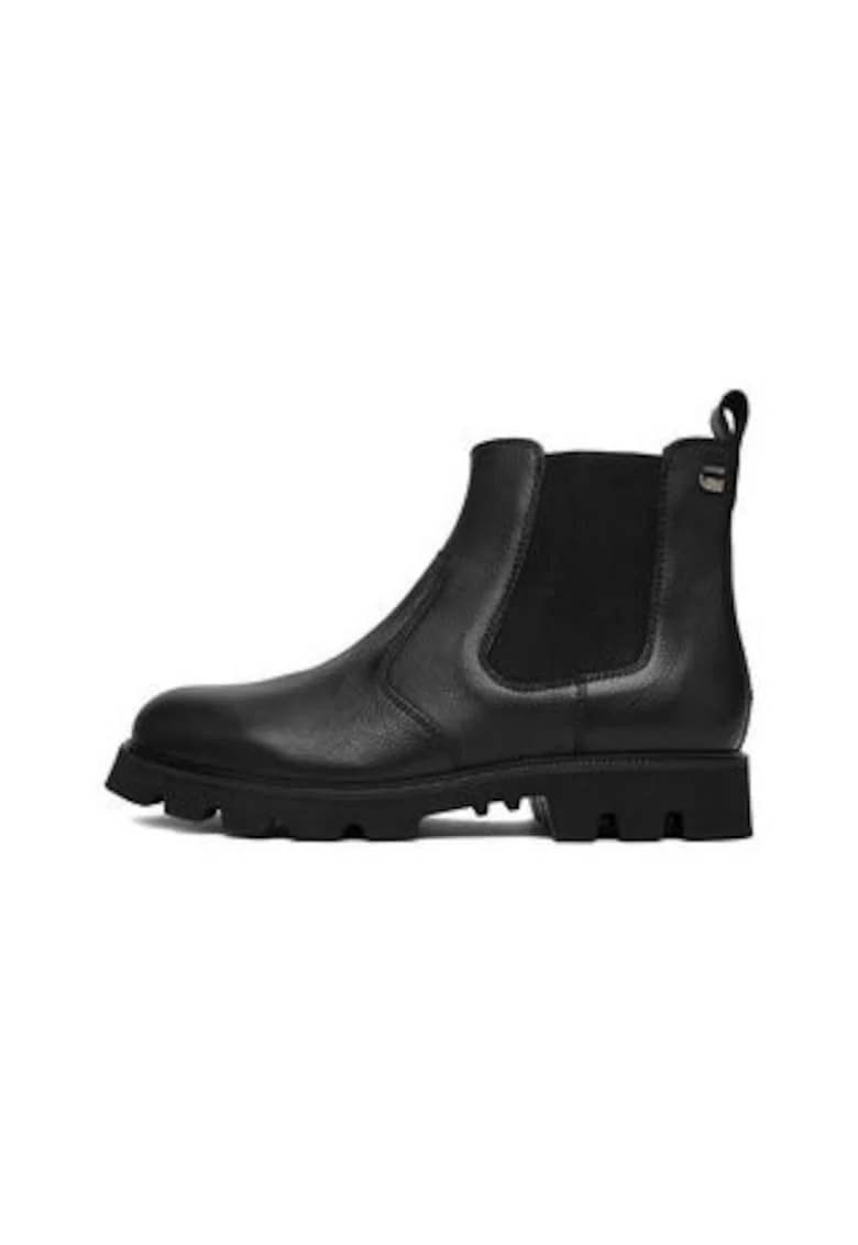 Ghete  negru, piele, Negru