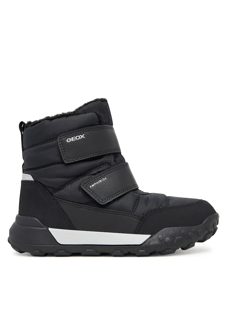 Cizme de zapada baieti,  impermeabile, confortabile, negru, Negru