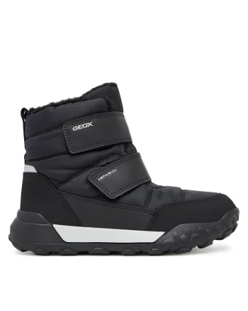 Cizme de zapada baieti,  impermeabile, confortabile, negru, Negru