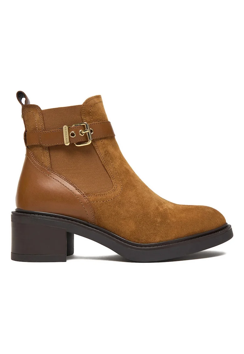 Botine U S Polo Assn, piele naturala, maro, Maro
