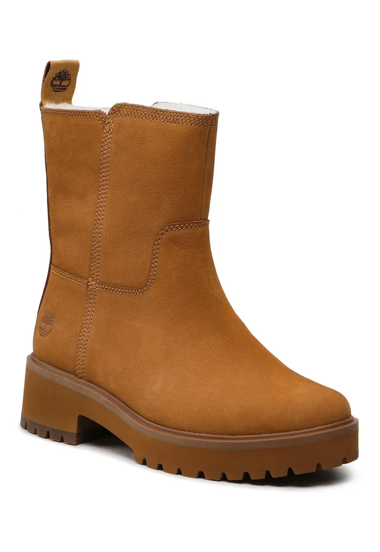 Botine  piele naturala, maro, Maro
