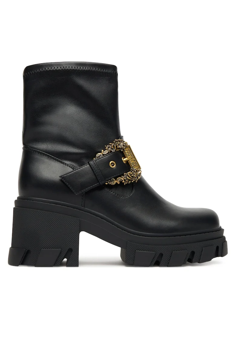 Botine  piele ecologica, Negru