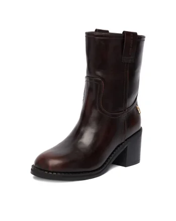 Botine U S Polo Assn, piele ecologica, maro, Maro
