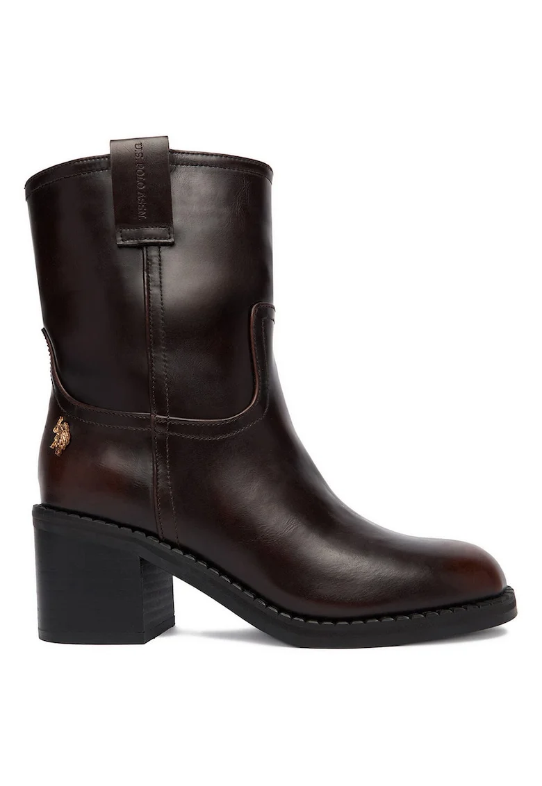 Botine dama,  maro, Maro