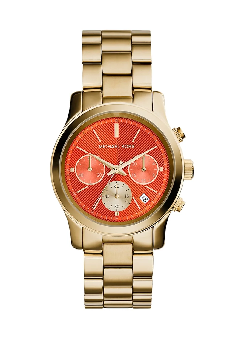 Ceas cronograf auriu Runway, de dama,