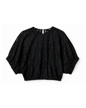 Bluza dama,  Poliester, 302485451, Negru
