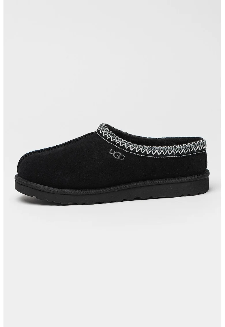 Papuci barbati  Tasman II, Piele naturala, Maro, Negru