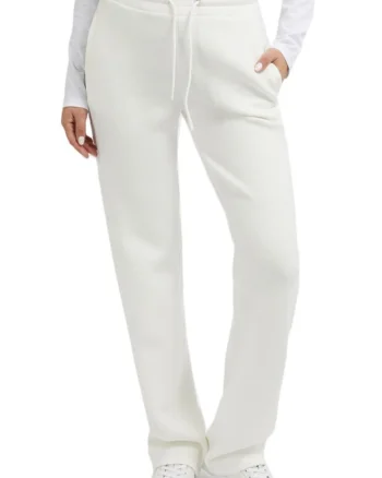 Pantaloni de dama,  Elastan/Poliamida/Viscoza, Alb,