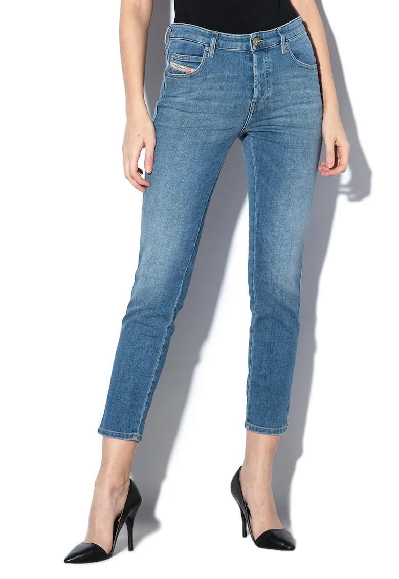 Blugi slim fit cu croiala skinny Babhila, Albastru