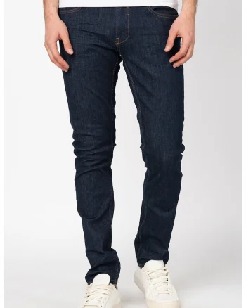 Blugi slim fit Jet 5, Albastru inchis