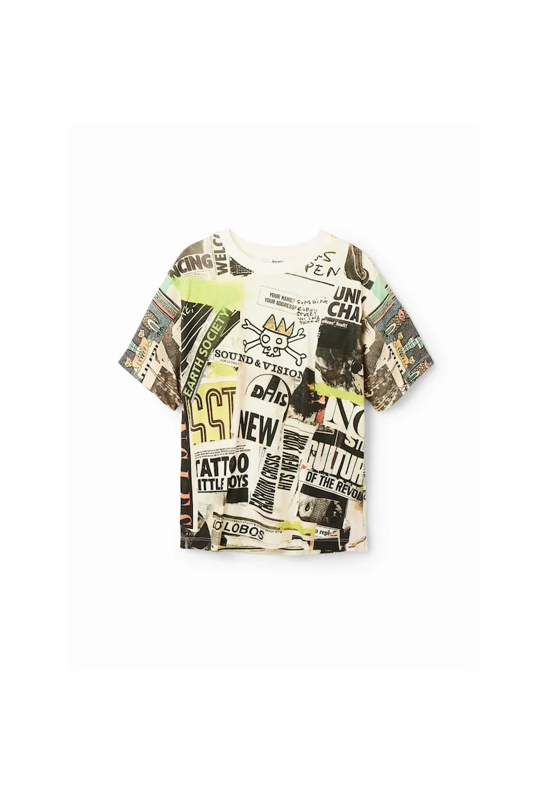 Tricou Baieti,  302006663, Bumbac, Bej