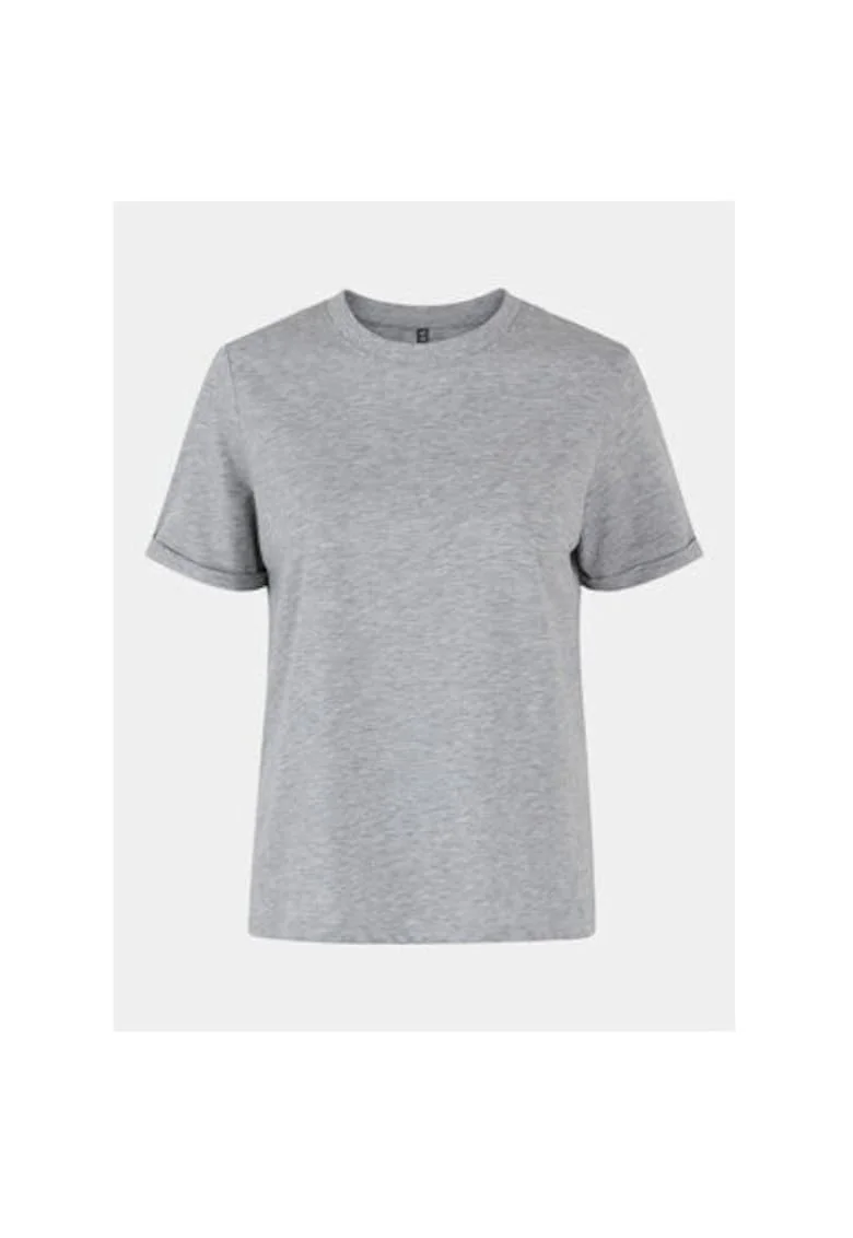 Tricou dama,  303428969, Bumbac, S INTL, Gri