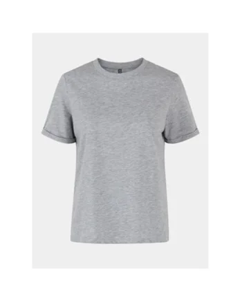 Tricou dama,  303428969, Bumbac, S INTL, Gri