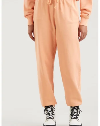 Pantaloni sport relaxed fit cu buzunare laterale, Piersica