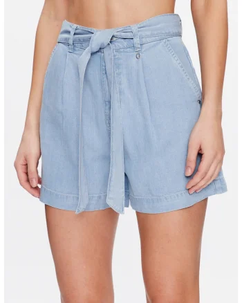 Pantaloni scurti dama,  Lyocell, Albastru
