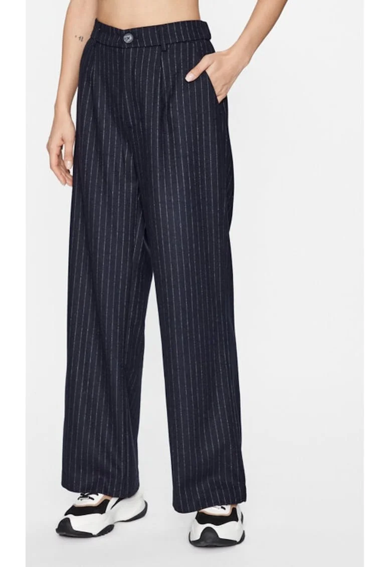 Pantaloni dama,  47461, Poliester, Negru