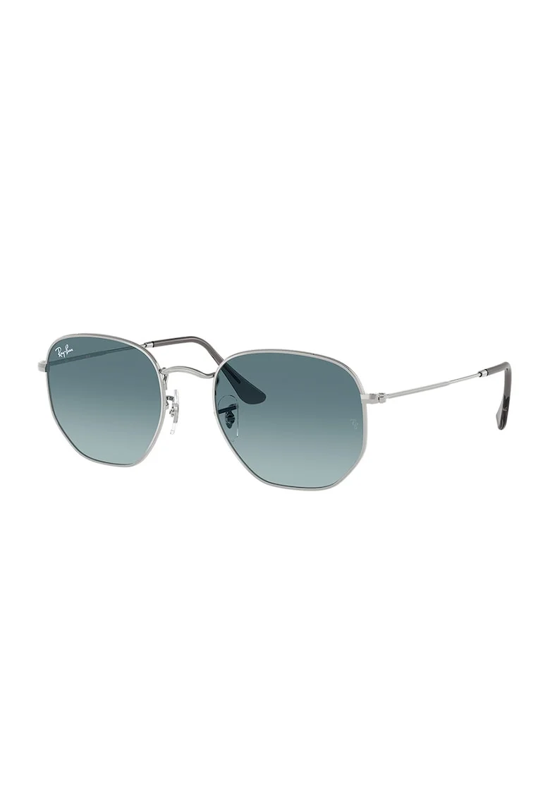 Ochelari de soare unisex cu lentile in degrade - 65569, Argintiu