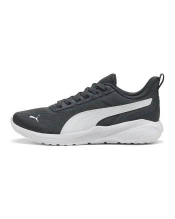 Pantofi sport Anzarun 2 Lite din material textil cu insertii din piele ecologica, Alb/Gri carbune