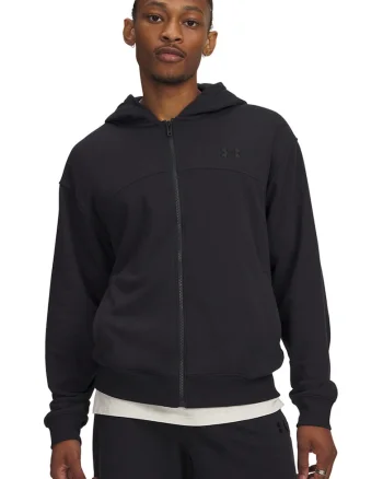 Hanorac lejer si usor cu broderie logo discreta Rival, Negru